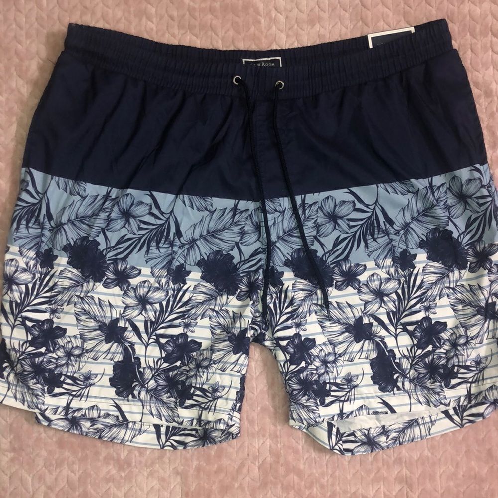 Club Room Mens Quick Dry Swim Trunks